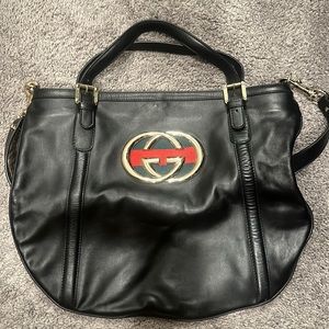 Gucci Dialux Britt leather handbag